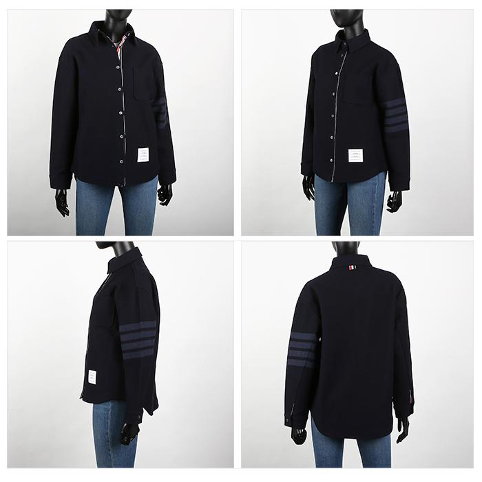 THOM BROWNE Stripe 4-Bar Shirt for Women