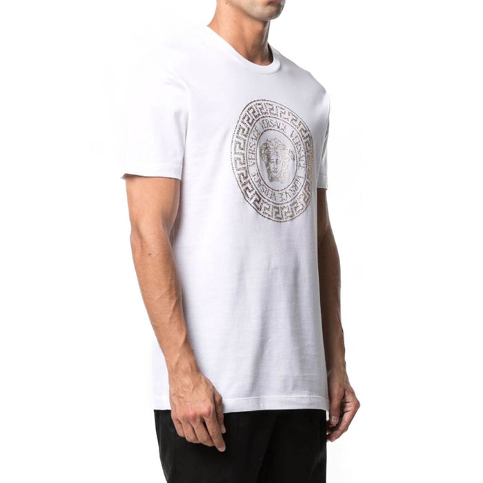 Versace Medusa Logo Short Sleeve T-Shirt White