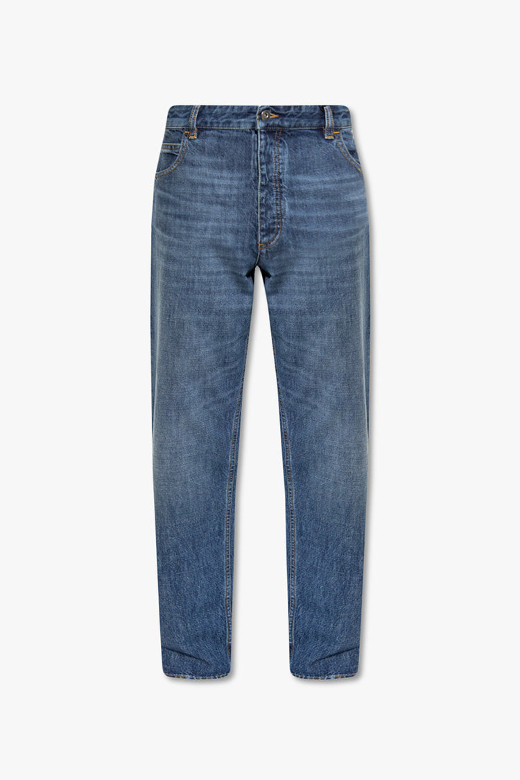 Bottega Veneta Men’s Regular Fit Denim Jeans Blue