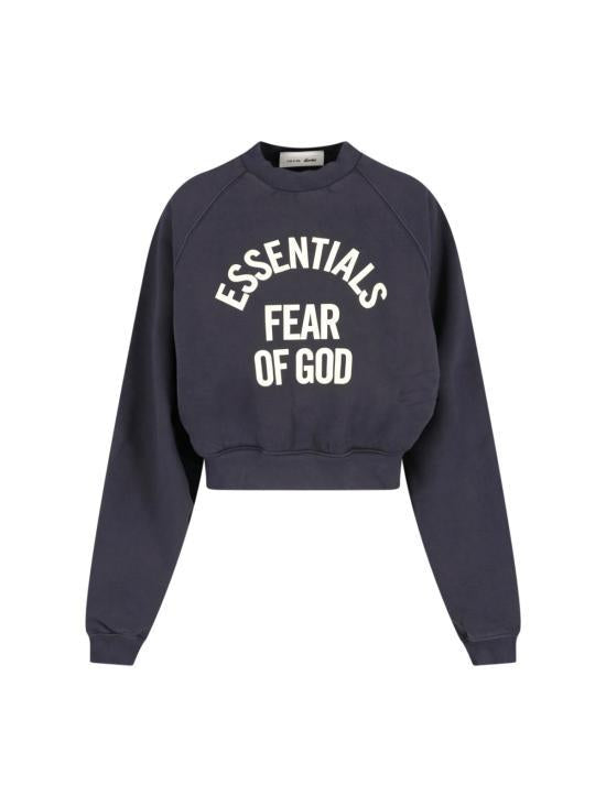 Fear of God Faded Black Long Sleeve Sweatshirt