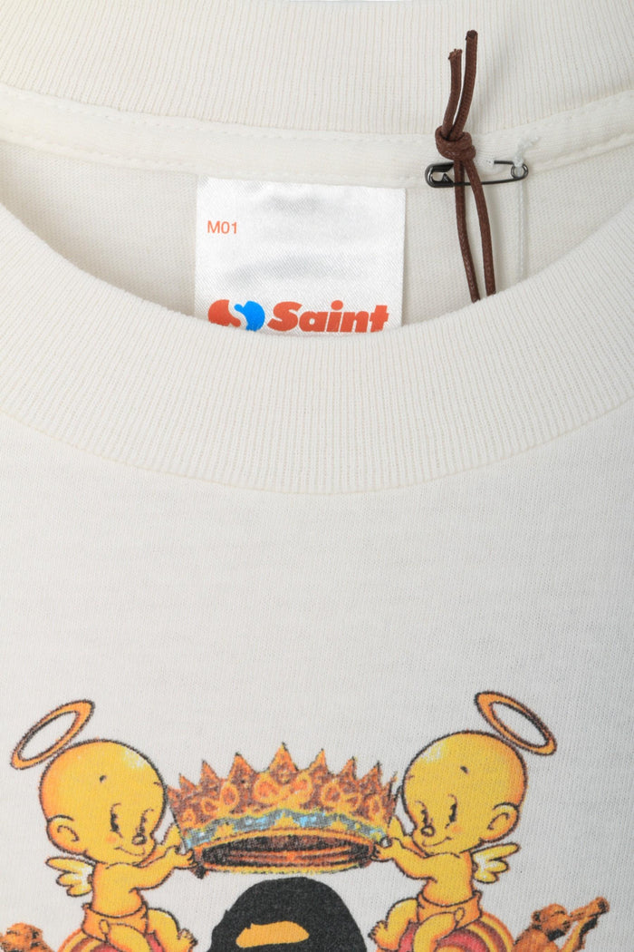 SAINT MICHAEL x BAPE Generation White Short Sleeve T-Shirt