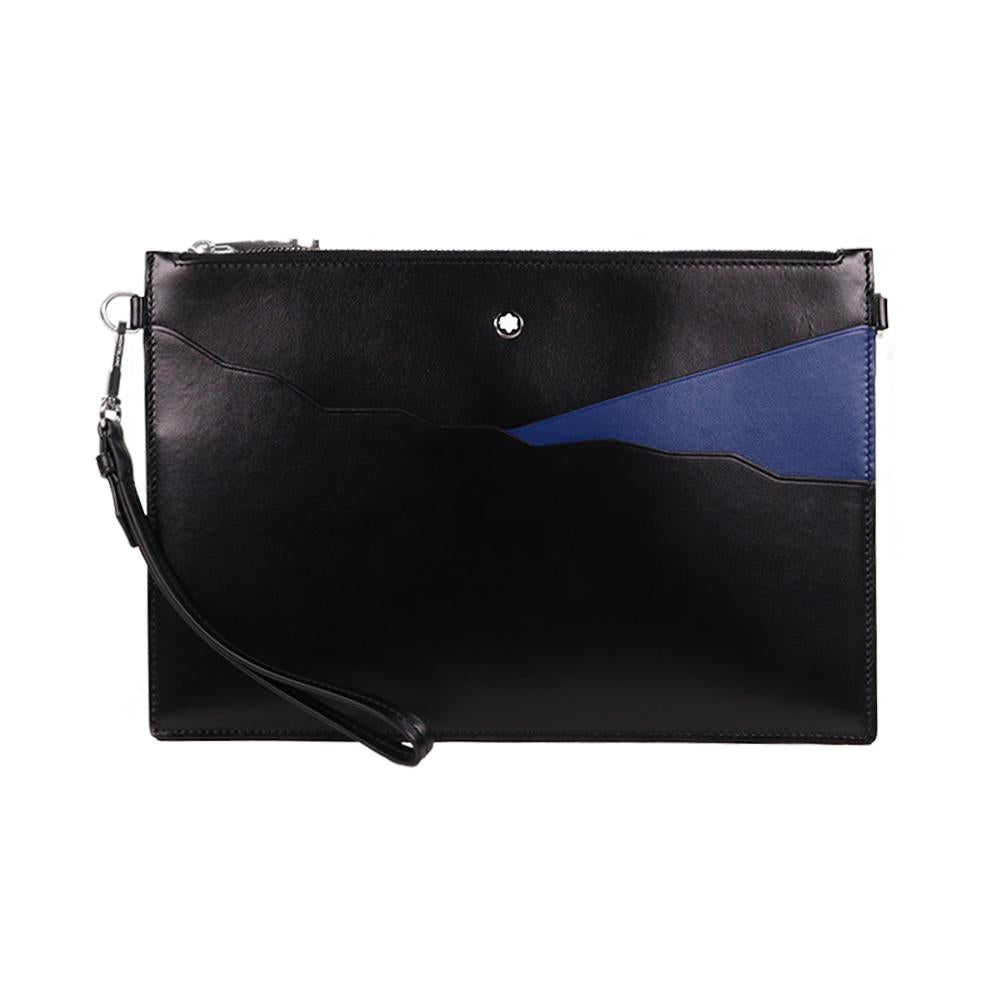 Montblanc Meisterstück Business Leather Clutch Bag for Men