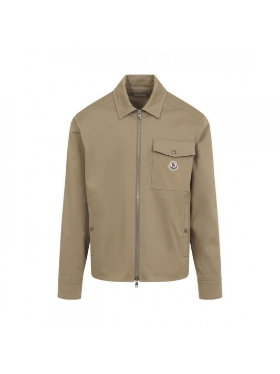 Moncler Men's Cotton-Blend Gabardine Shirt Jacket