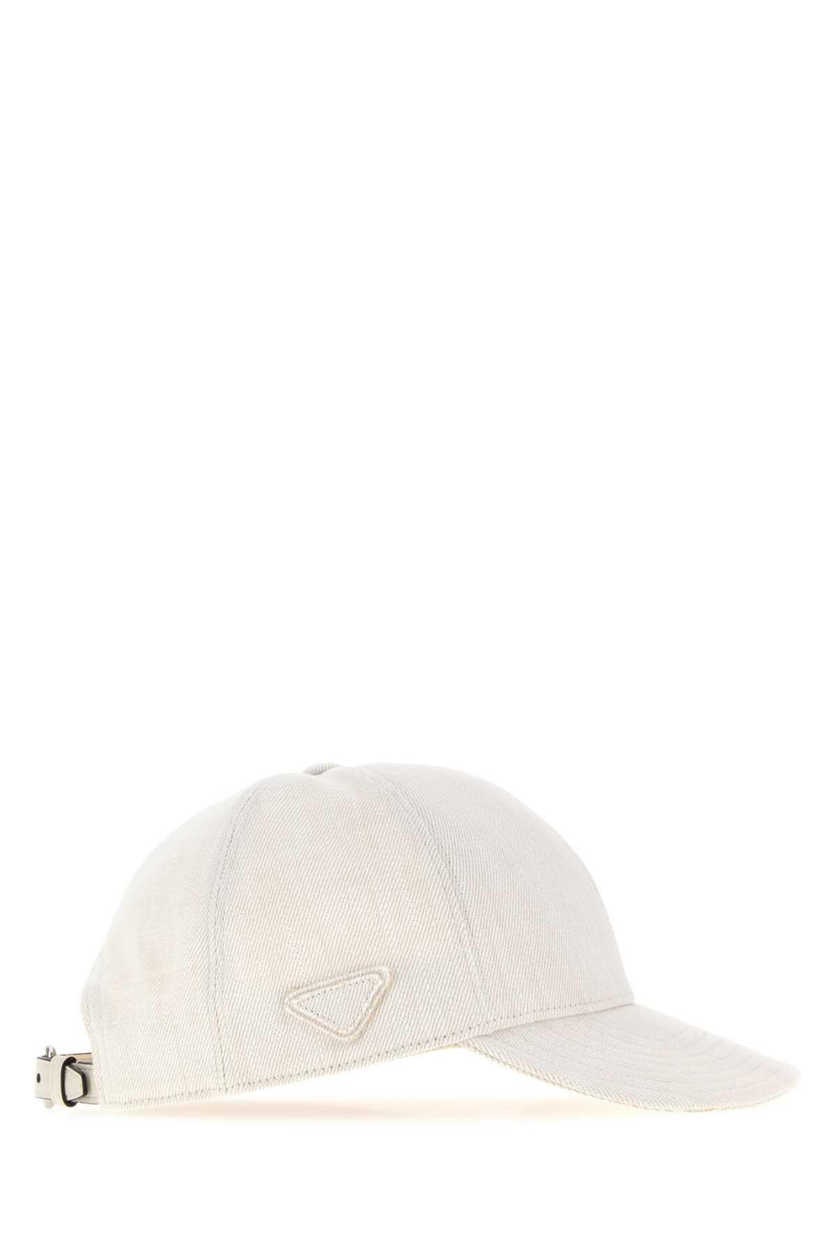 PRADA Black Nylon Baseball Cap