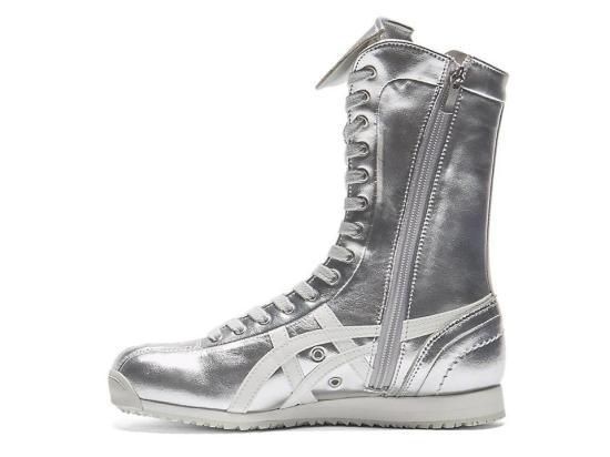 Onitsuka Tiger Mexico 66 Boxing Boots for 1183C454 020 PURE SILVER OFF WHITE DOM