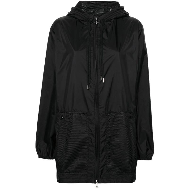 Moncler Aiole Women’s Hooded Jacket Black
