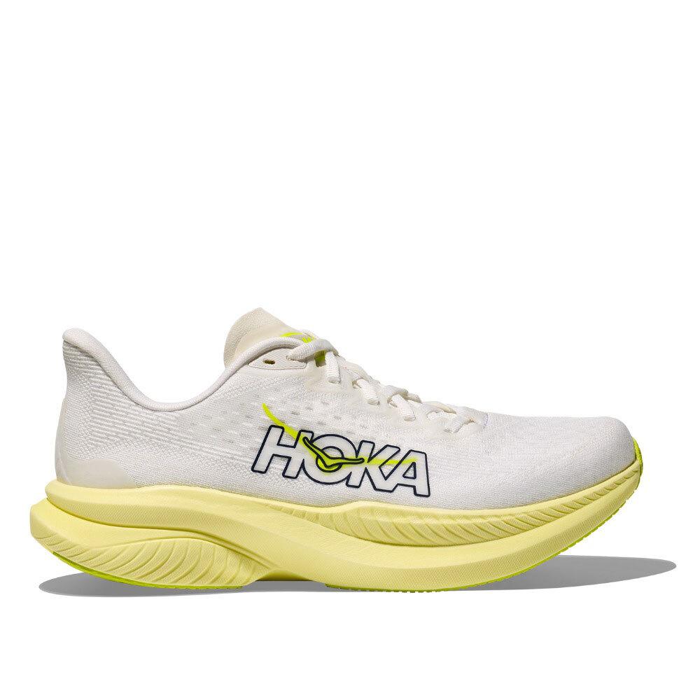 HOKA Women’s Mach 6 Running Shoes Low-Top Sneakers White Navy 1147810 WNH