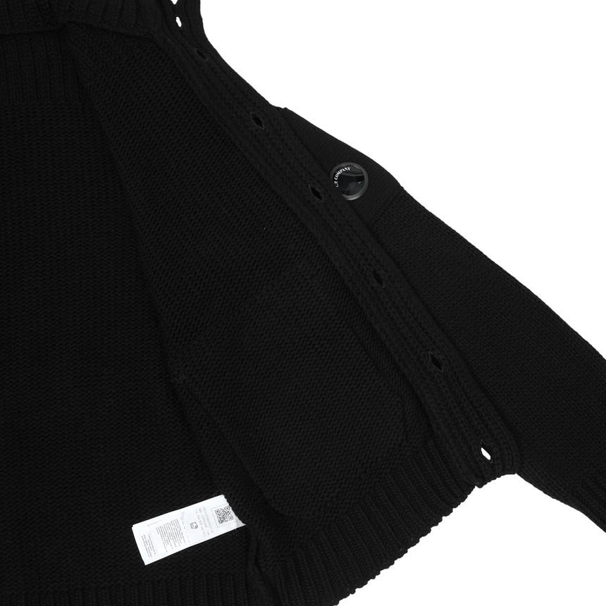 CP Company Men’s Knit Cardigan Black