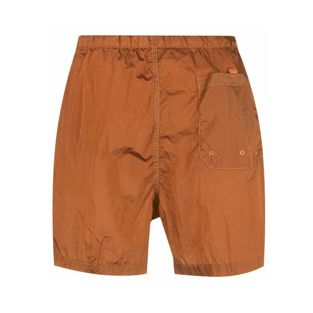STONE ISLAND Dark Orange Logo Swim Shorts 7615B0643 V0032