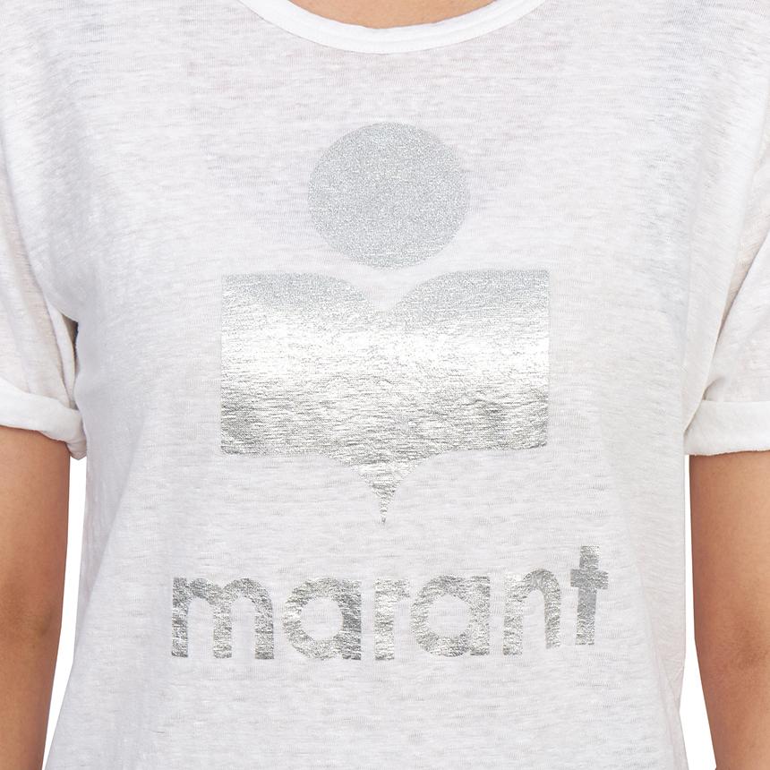Isabel Marant Women's Short Sleeve T-Shirt TS0004FA A1N10E 20WH