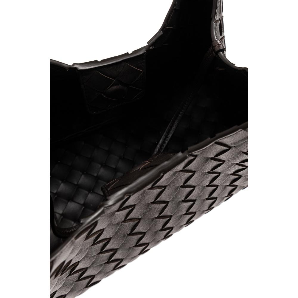 Bottega Veneta Campana Small Intrecciato Woven Leather Tote Bag