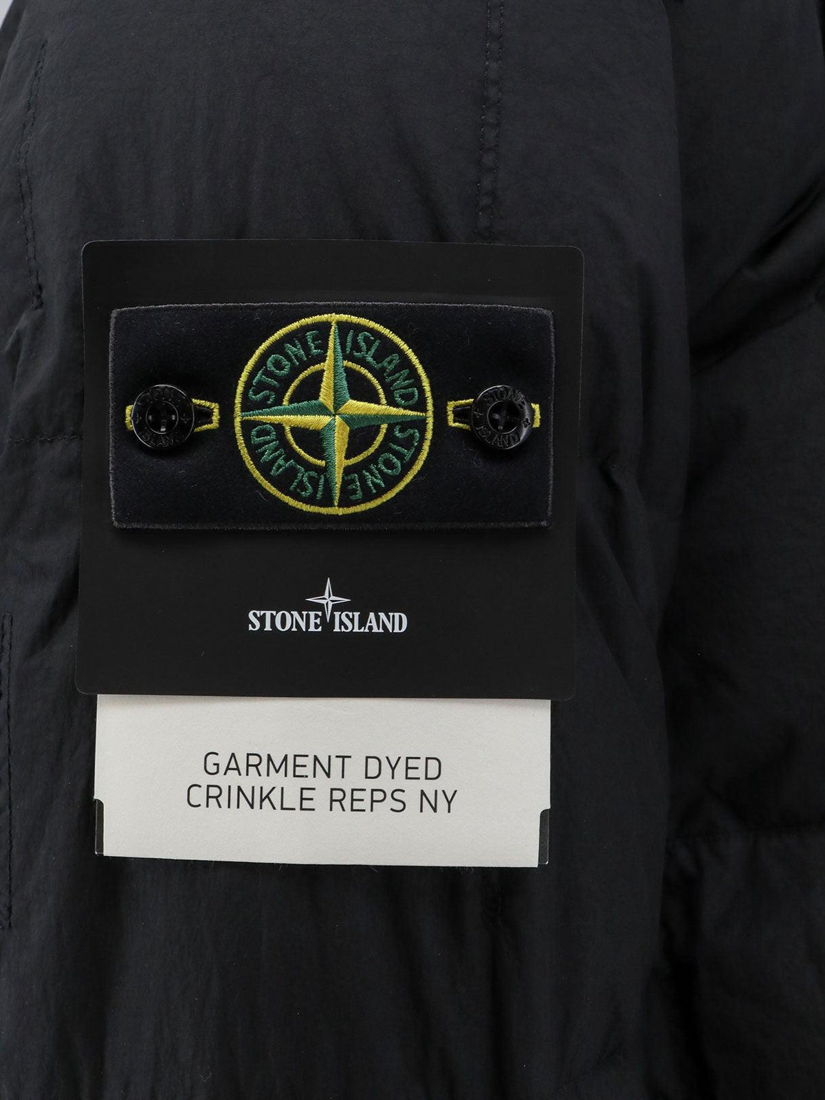 STONE ISLAND Black Down Puffer Jacket Men’s