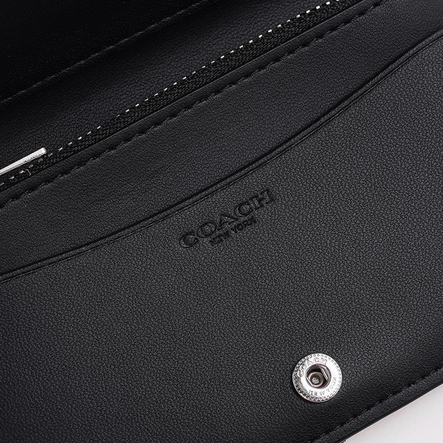 Coach Essential Slim Card Holder Wallet for Women CCD16 LHBLK