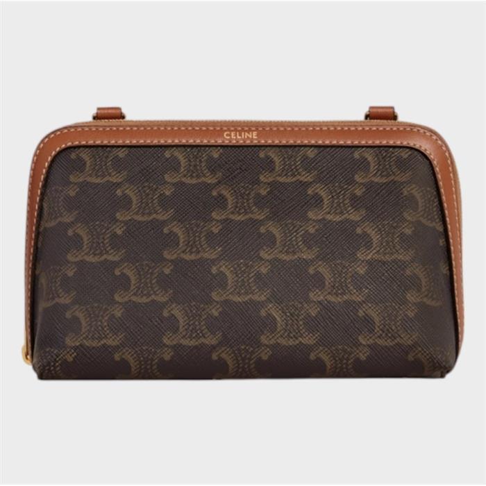 CELINE Chain Clutch Shoulder Crossbody Bag 10E382CBX 04LU