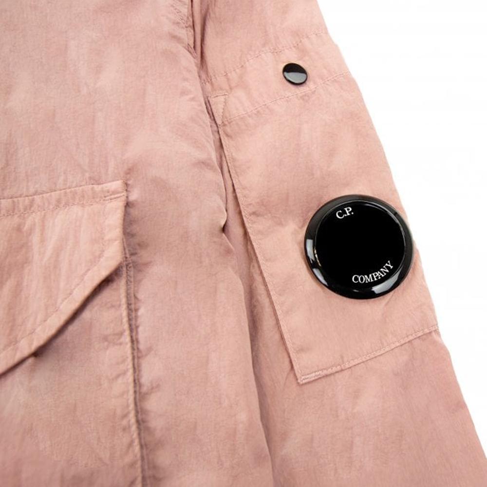 CP Company Pink Lens Badge Shirt Jacket Men’s 18CMOS095A 005904G 520