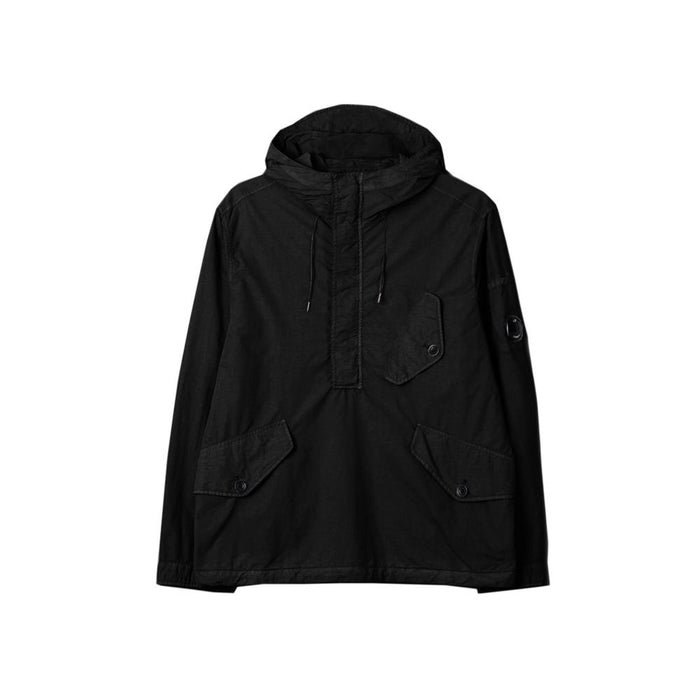 CP Company Black Lens Badge Anorak Jacket for Men