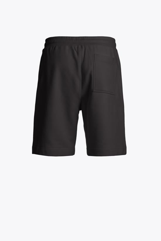 Parajumpers Off Black Cotton Drawstring Cargo Shorts for Men PMPARH 03600