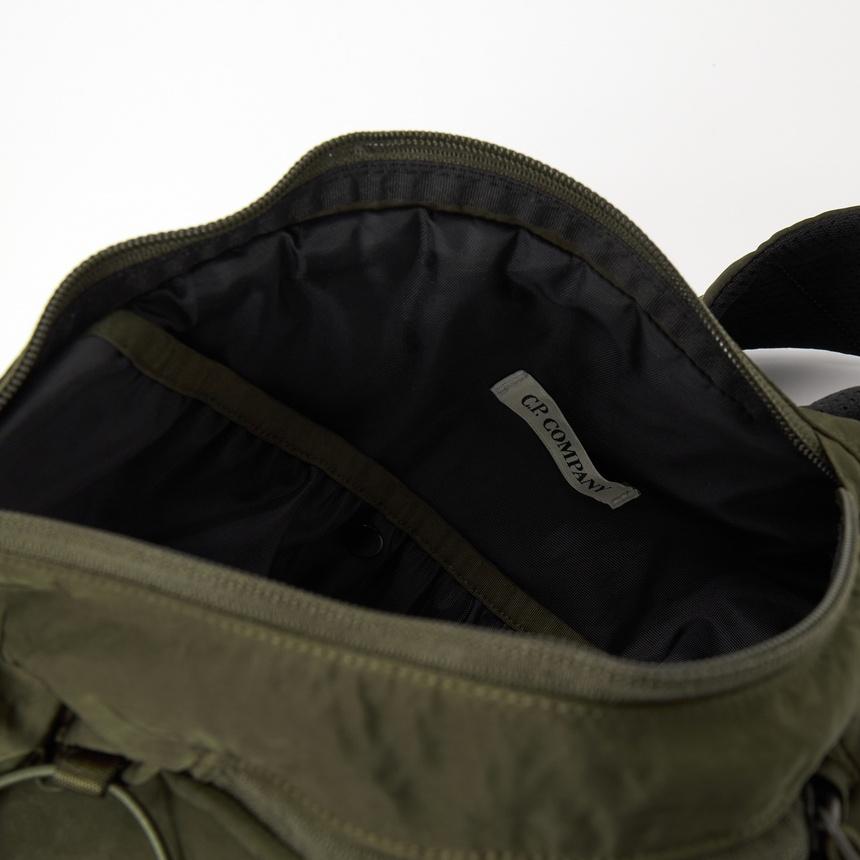 CP Company Unisex Crossbody Bag Green Nylon