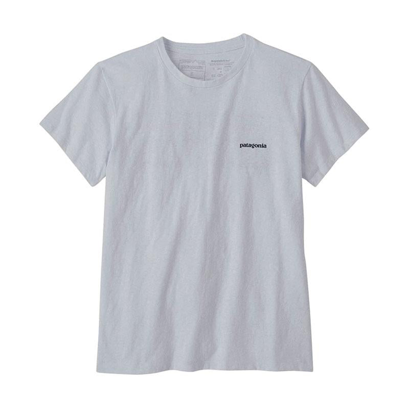 patagonia P-6 Logo Responsible White Women’s Short Sleeve T-Shirt
