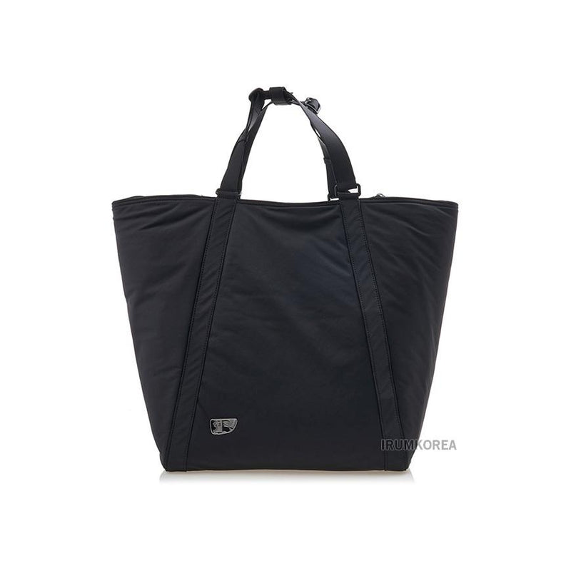 BURBERRY Black Nylon Shield Field Tote Bag for Men A1189