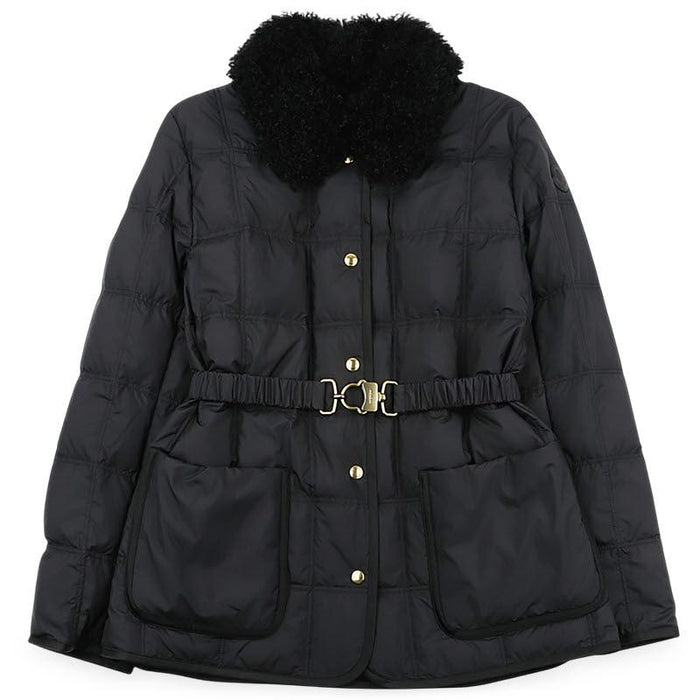 Moncler Women's Black Belted Down Puffer Jacket 1A00065 597YW 999