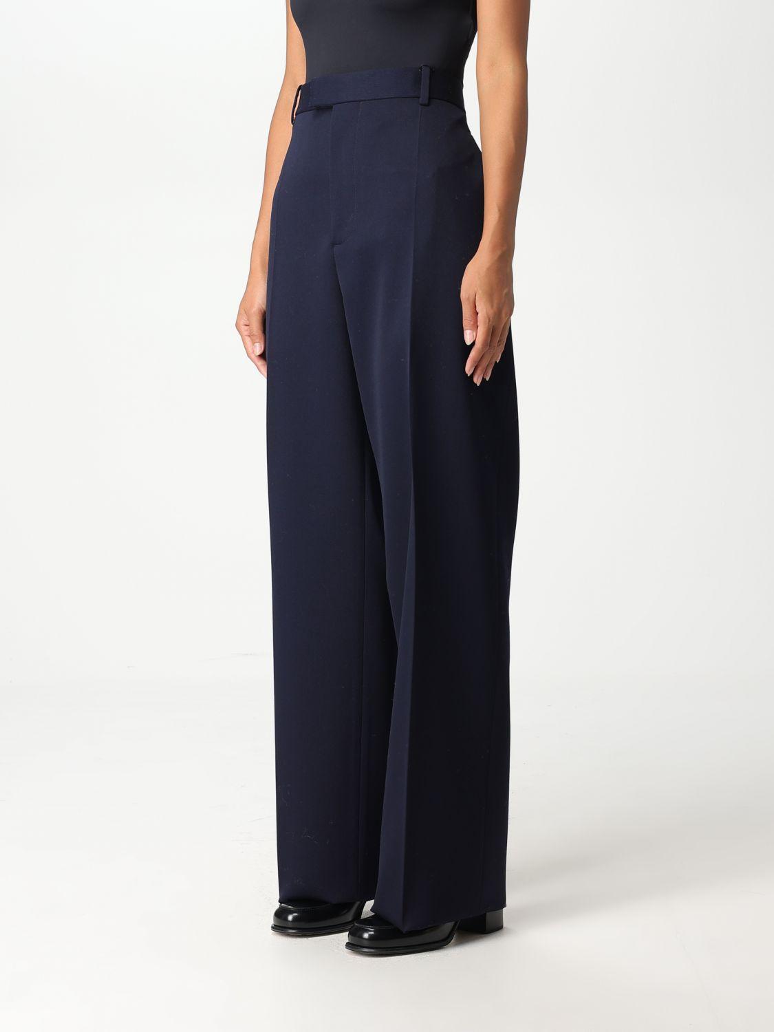 Bottega Veneta Navy Wool Classic Trousers