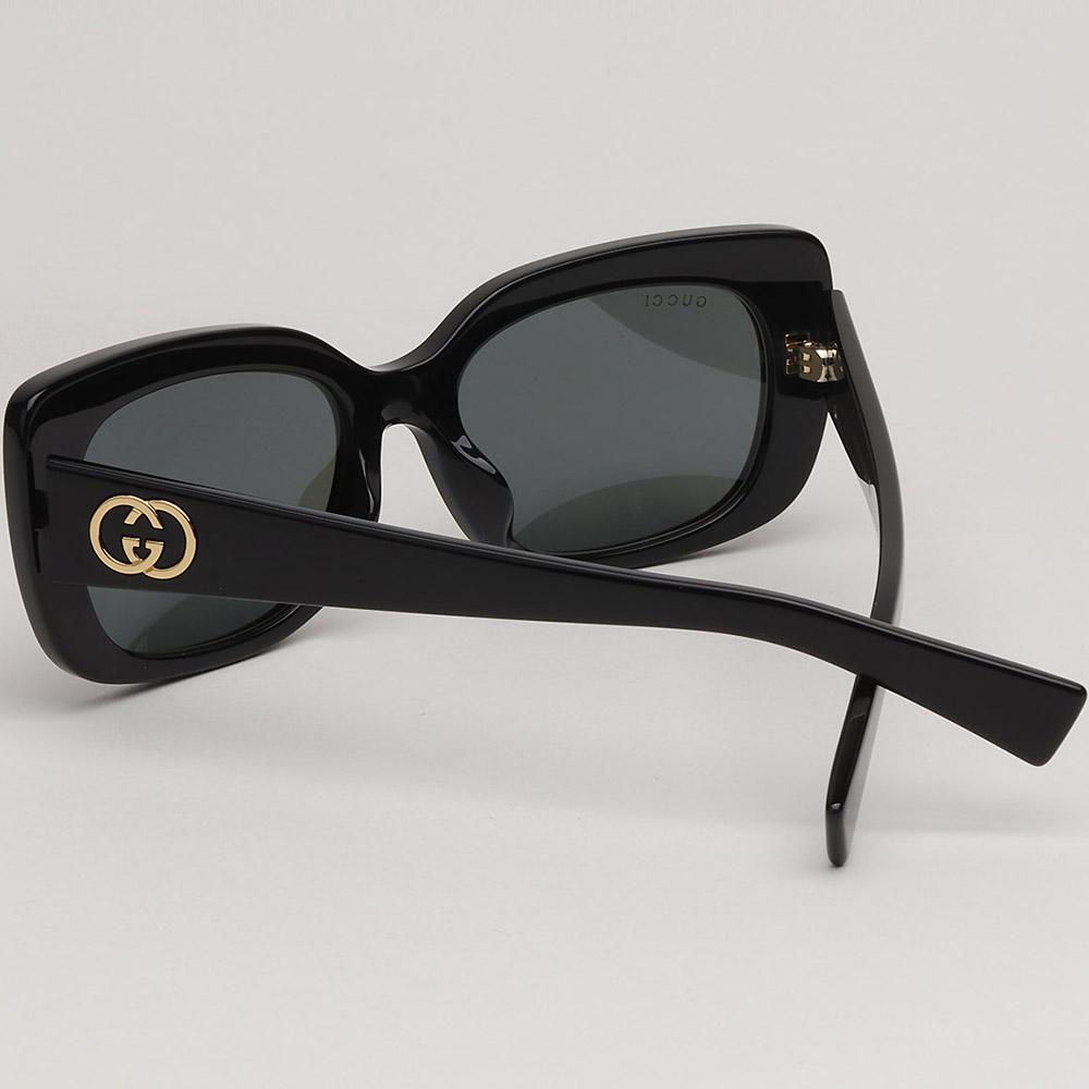 GUCCI Rectangular Acetate Asian Fit Unisex Sunglasses GG1979SK 001
