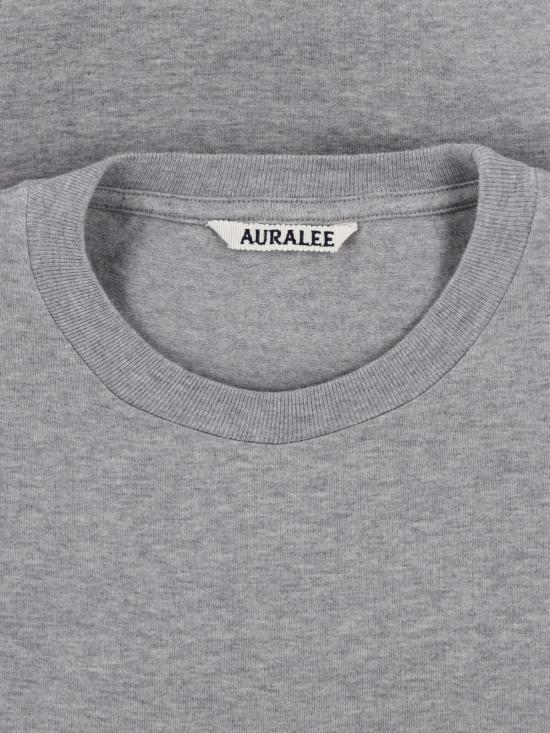 AURALEE Short Sleeve T-Shirt Men’s White Cotton Tee A00P02GT IVORY BEIGE DOM