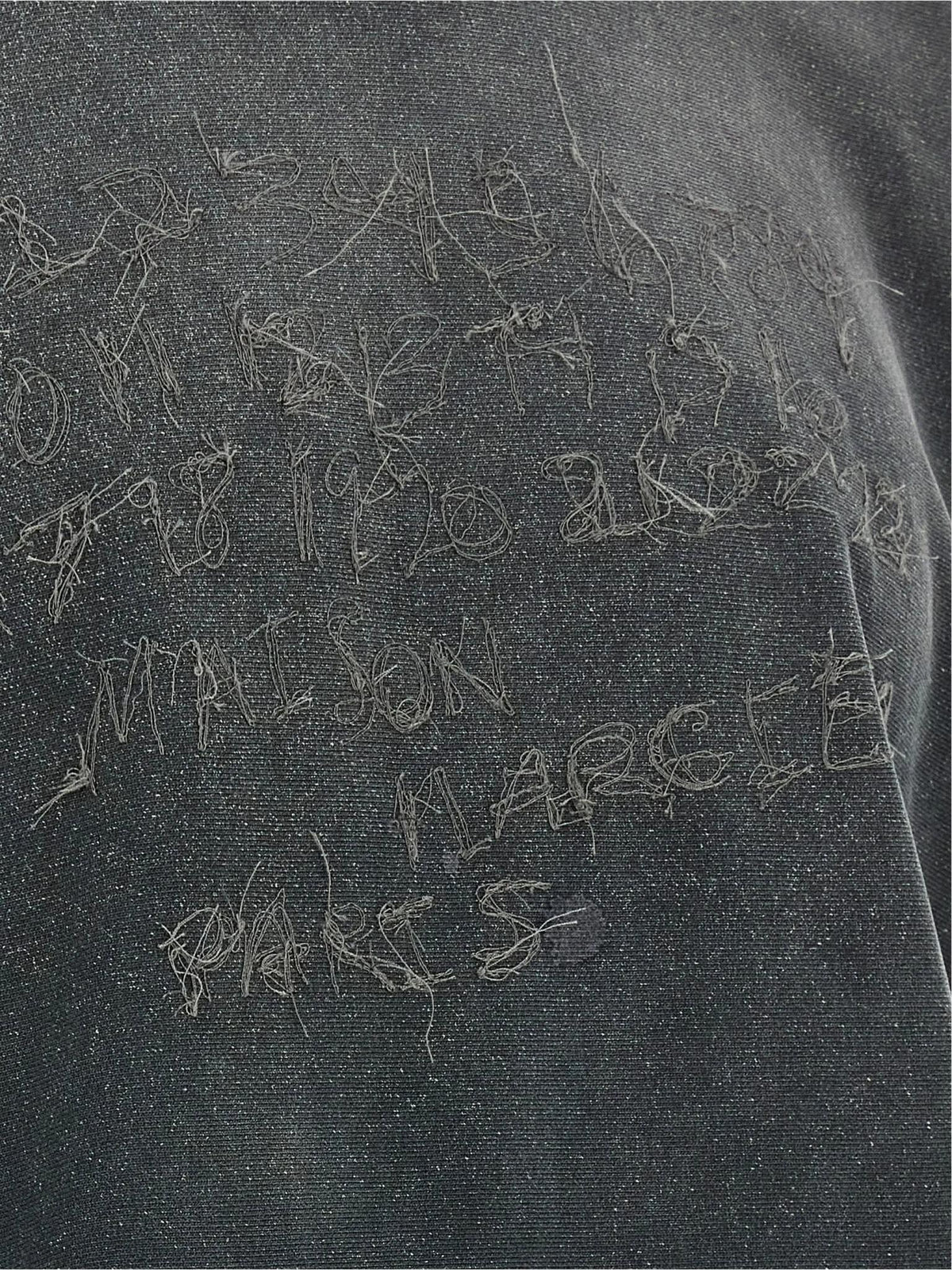 Maison Margiela Gray Cotton Pullover Hoodie for Women