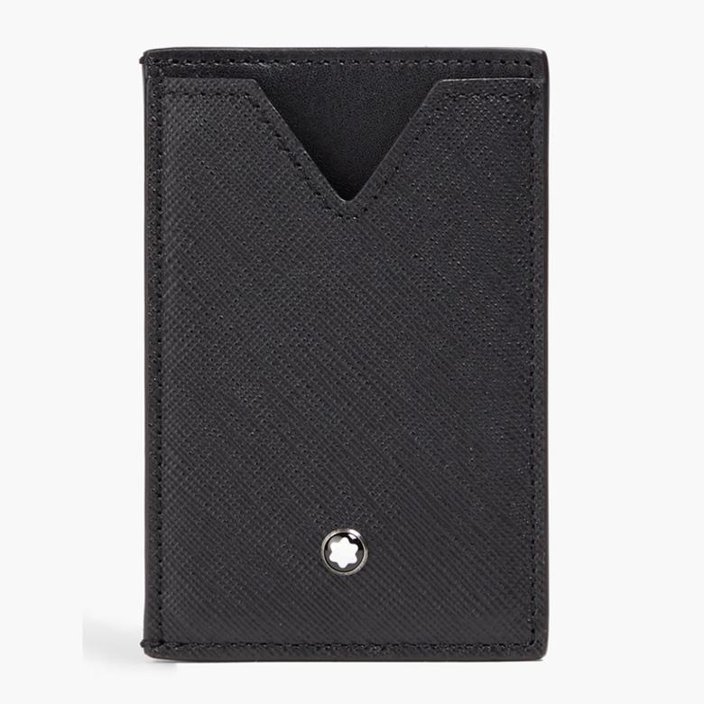 Montblanc Sartorial 3CC Leather Card Holder Black