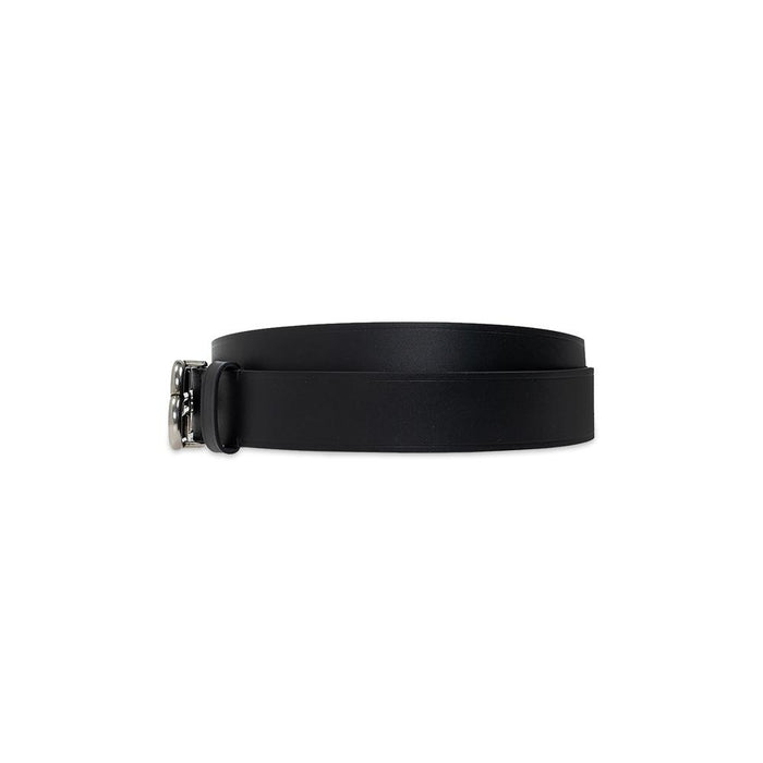 BALENCIAGA BB Logo Large Black Leather Men’s Belt