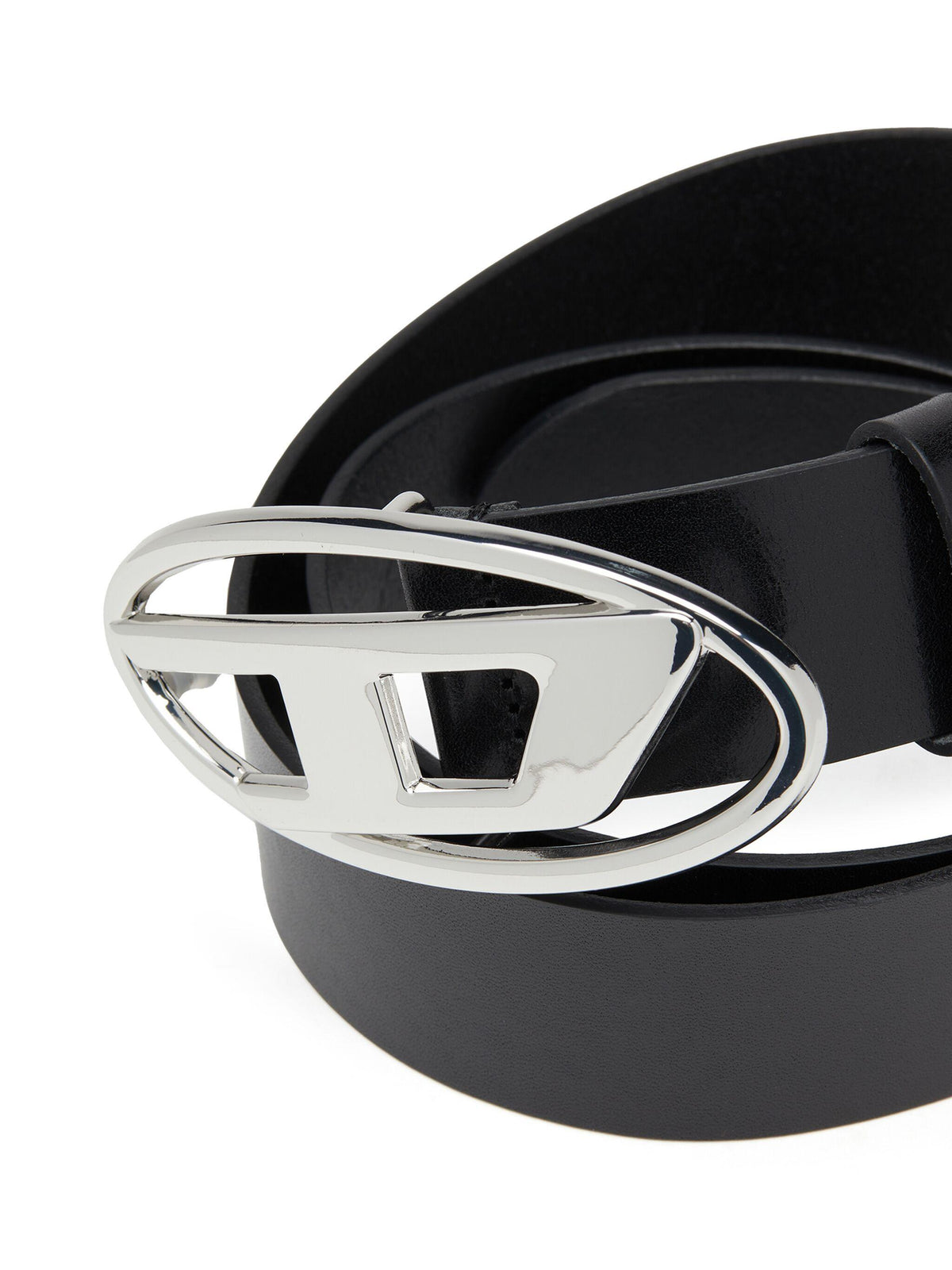 DIESEL Black Leather Belt Women’s