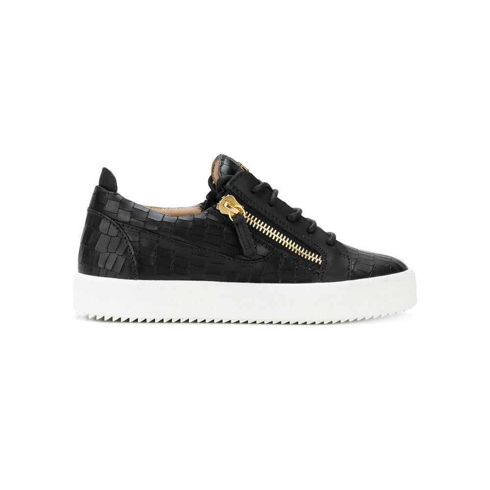 Giuseppe Zanotti Snake London Low-Top Sneakers Women’s White