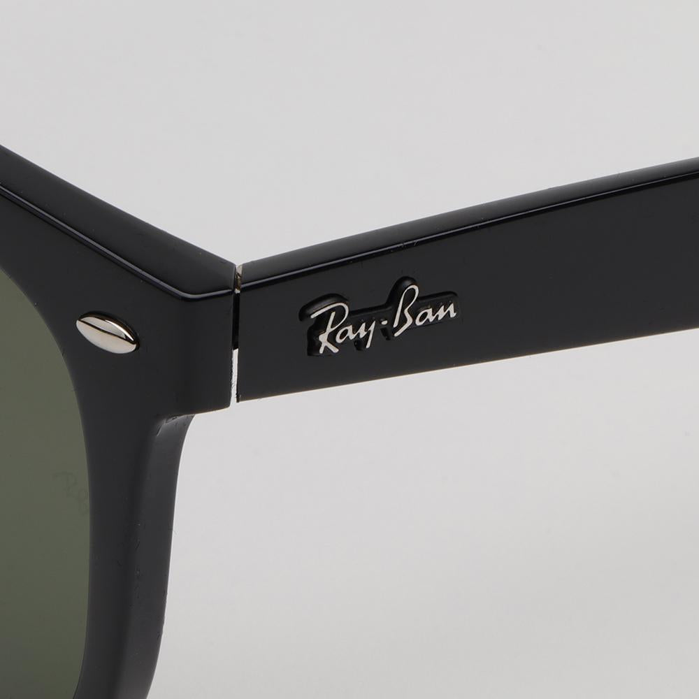 Ray Ban Polarized Sunglasses Black Large Square Frame Asian Fit
