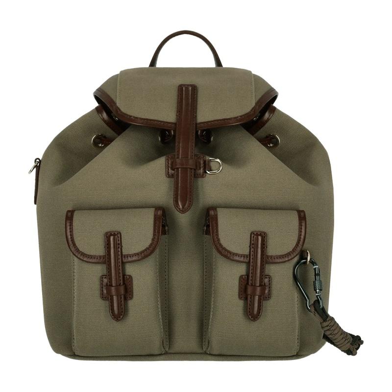 Max Mara Popoli Leather Backpack Black