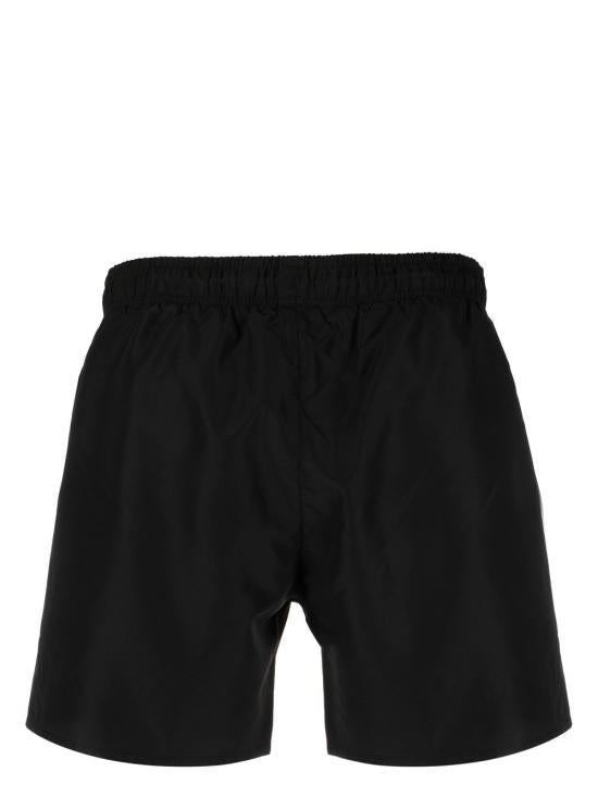 Lacoste Black Green Swim Shorts for Men MH6270 964