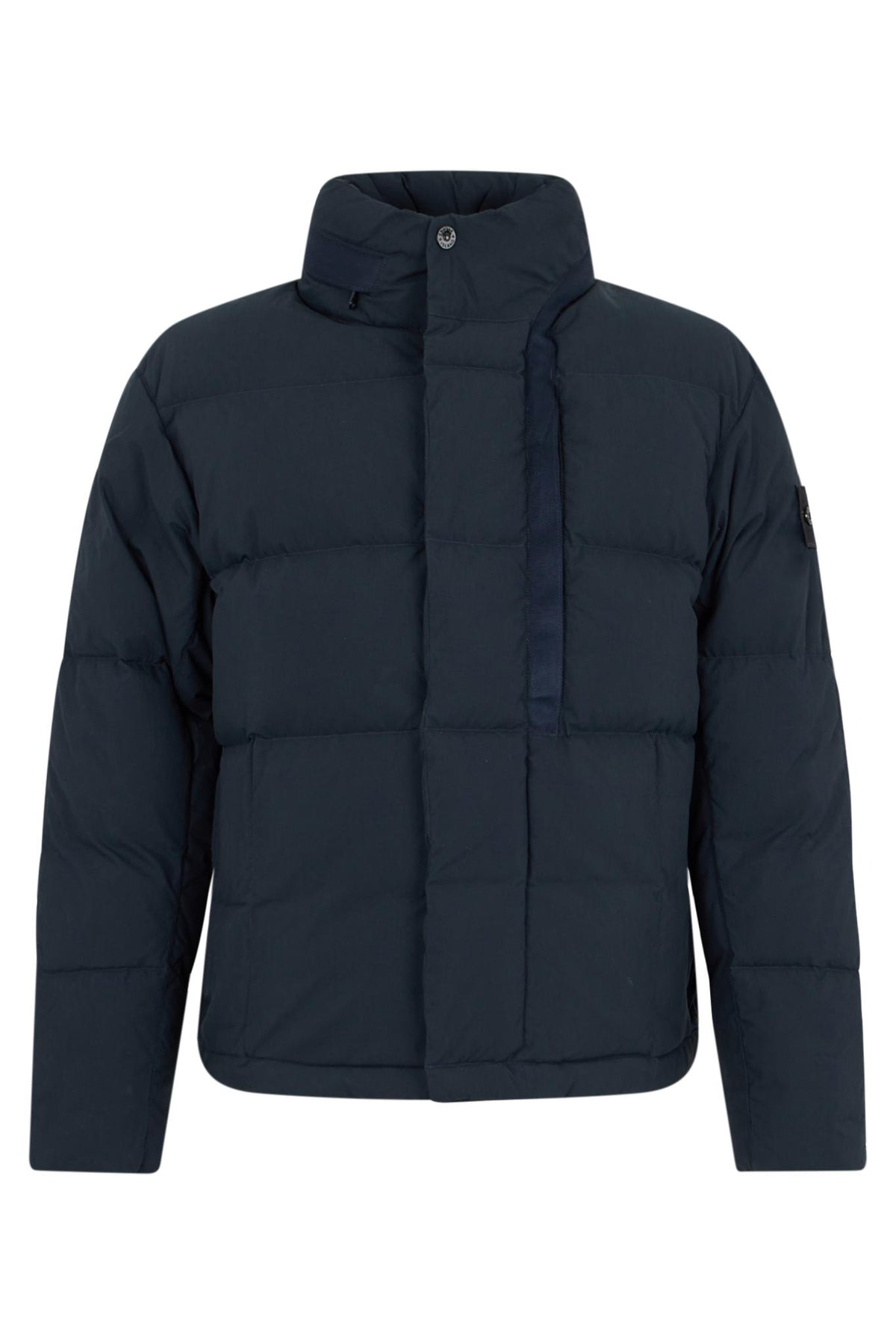 STONE ISLAND Black Down Puffer Jacket Men