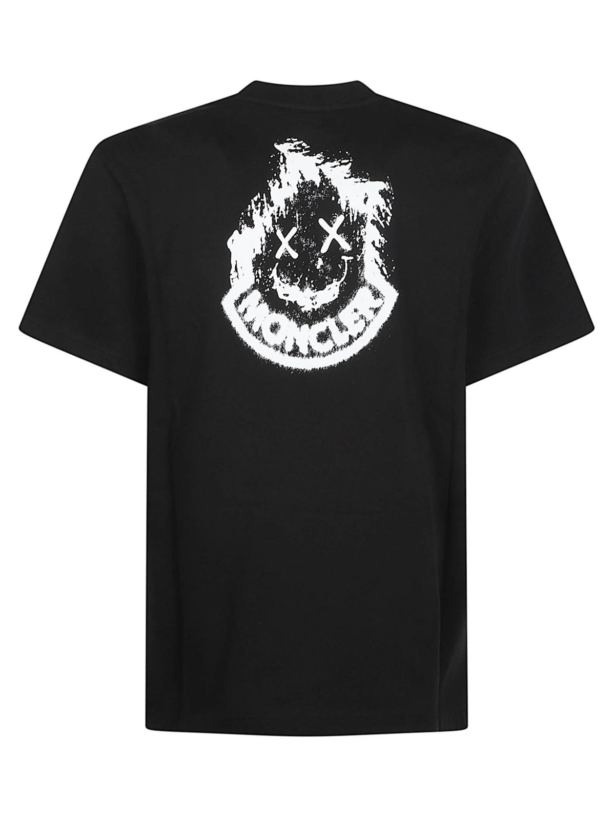 Moncler Short Sleeve T-Shirt Men’s Black Cotton Crewneck