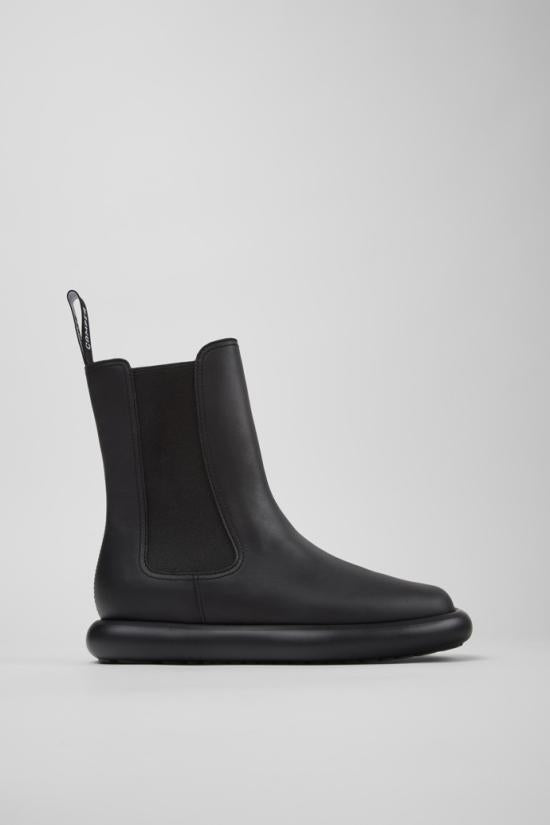 Camper Black Leather Ankle Boots Women’s K400758 006 DOM