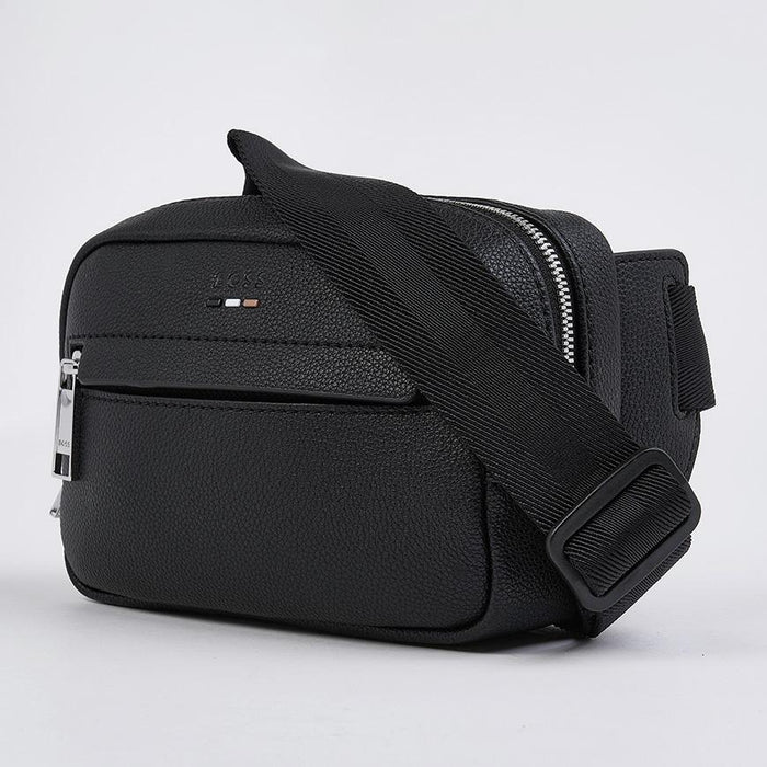 HUGO BOSS Men’s Pebbled Leather Messenger Bag 50548019 001