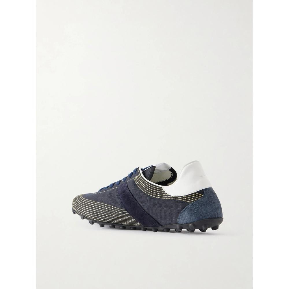 Maison Margiela Sprinter Men’s Low-Top Sneakers White Grey Leather