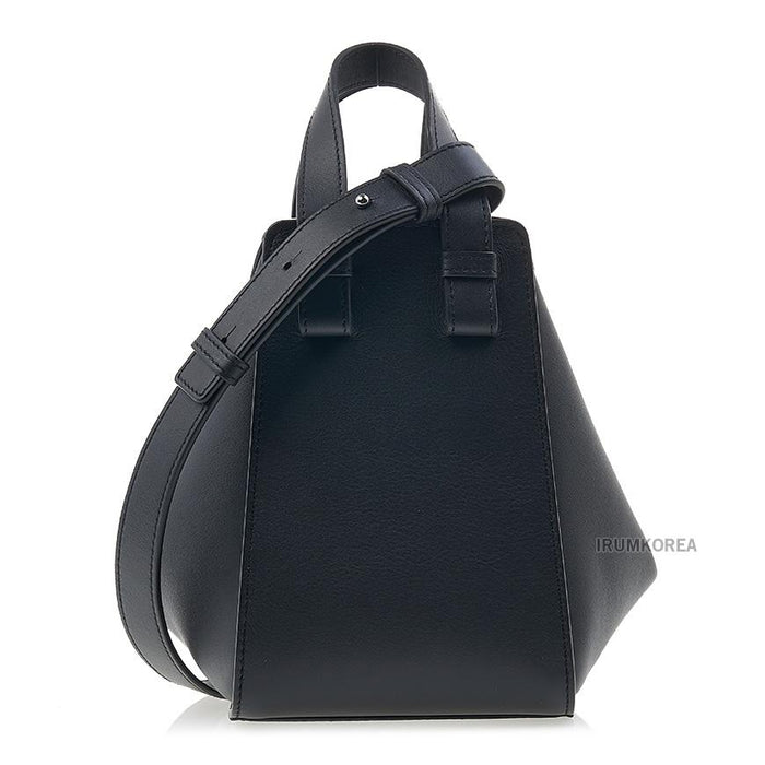 LOEWE Women’s Compact Hammock Tote Bag Black Leather