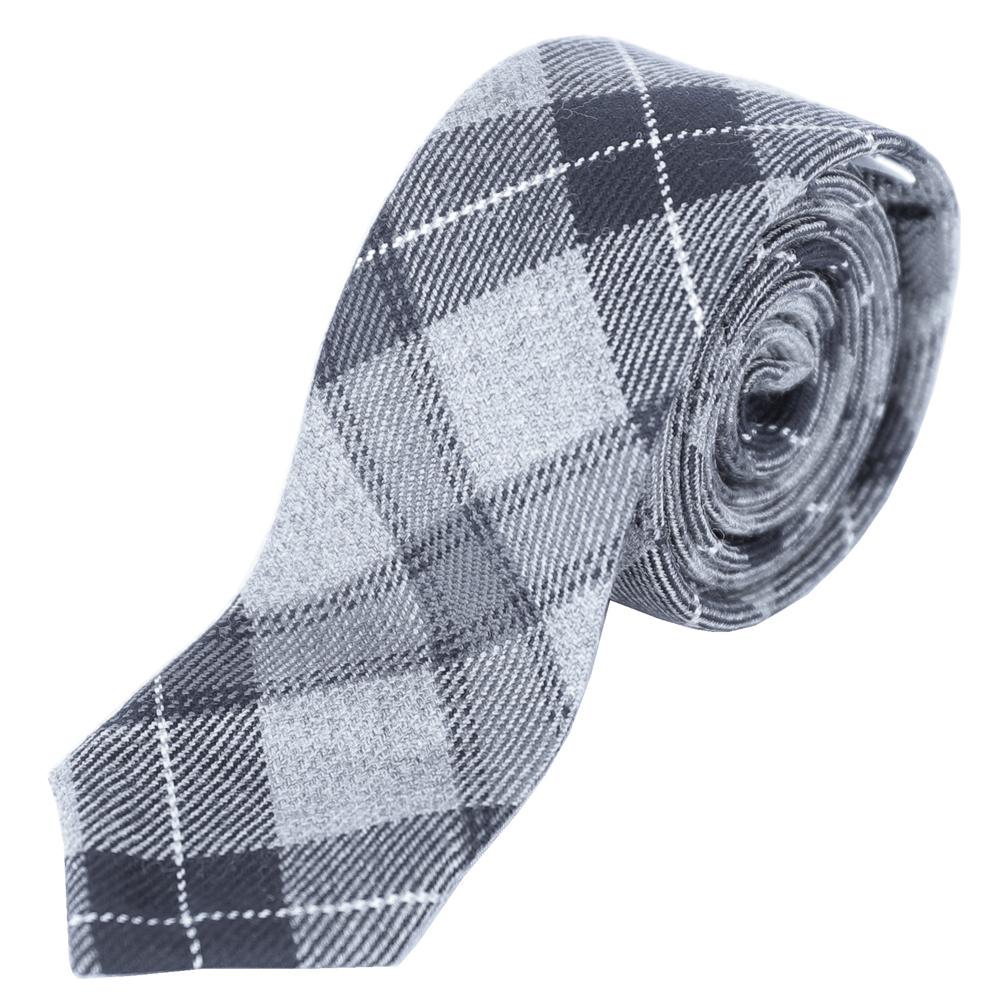 THOM BROWNE Men's Tartan Jacquard Wool Necktie MNL001A 08155 035