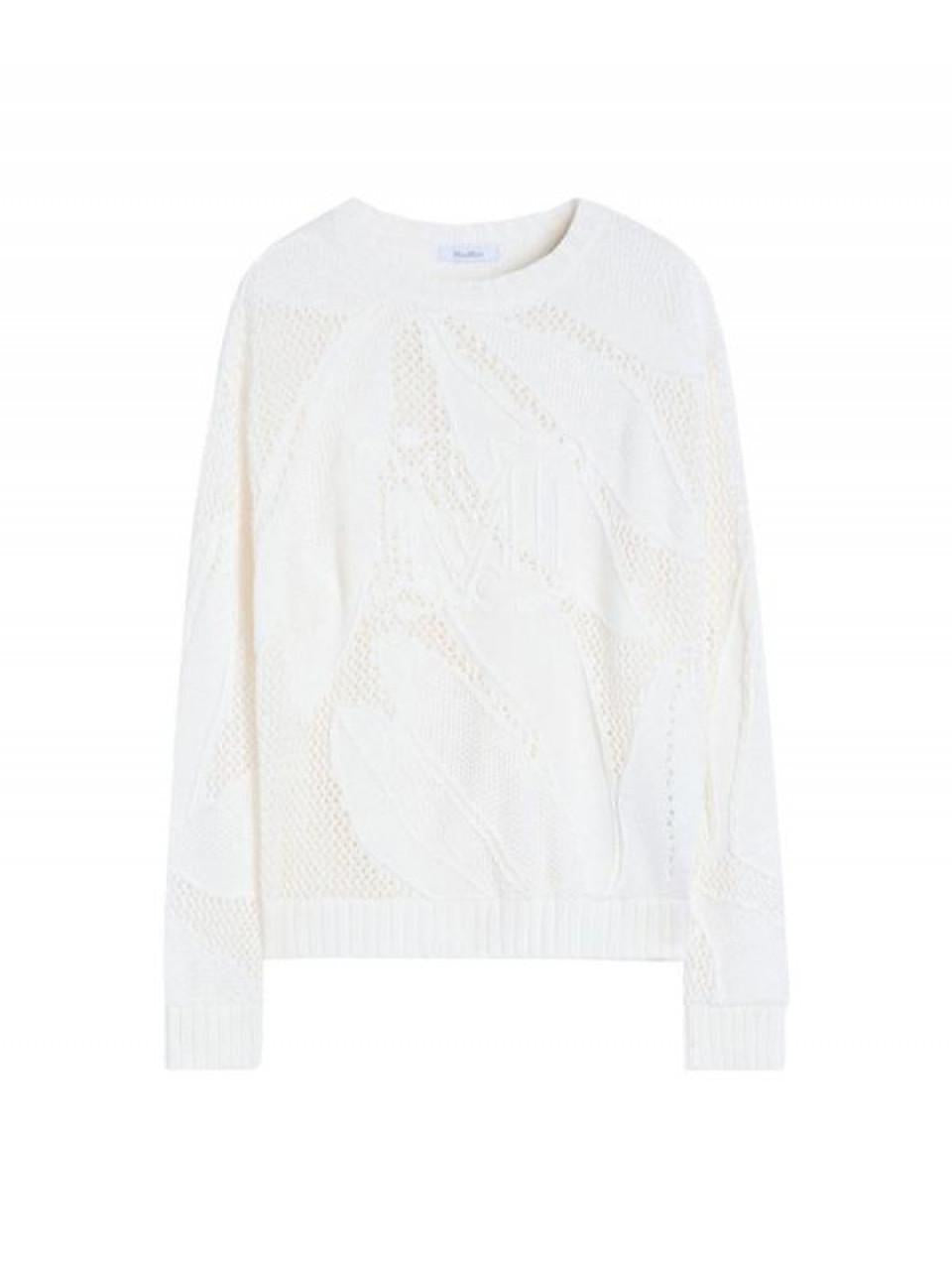 Max Mara SALVO Cotton Crewneck Sweater 11361112600 001