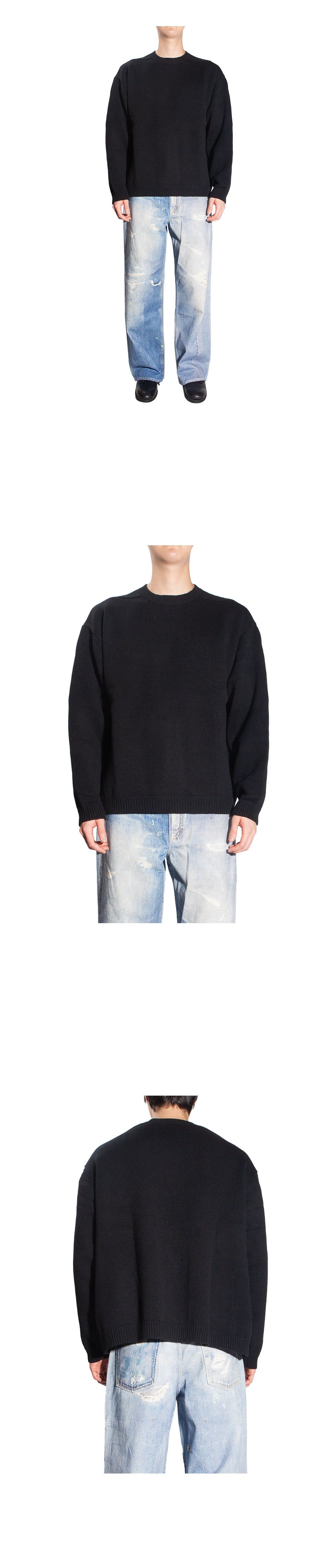 STUDIO NICHOLSON Hemil Men's Knit Crewneck Sweater HEMYL SNM377