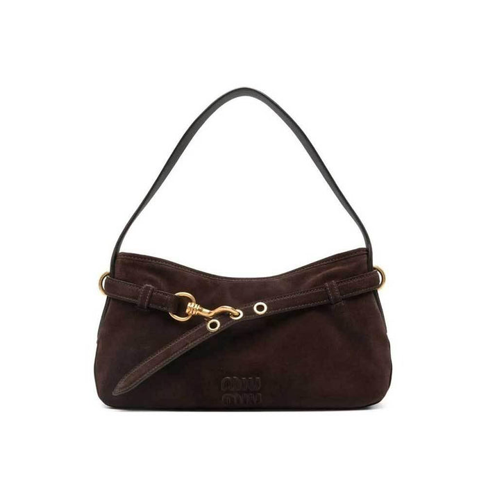 Miu Miu Suede Avant-Garde Tote Bag 5BC182 2CSS F0003