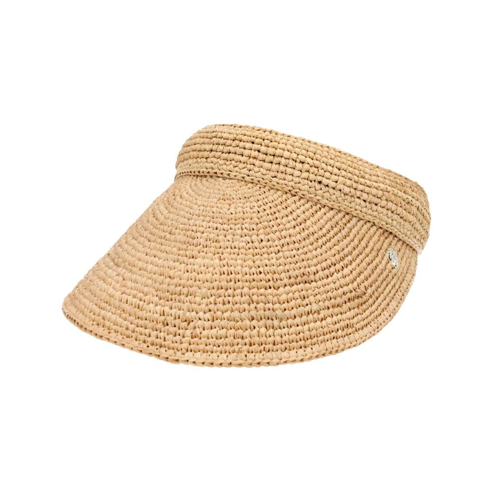 HELEN KAMINSKI Natural Straw Erin Visor Sun Cap for Women HAT51934 NA