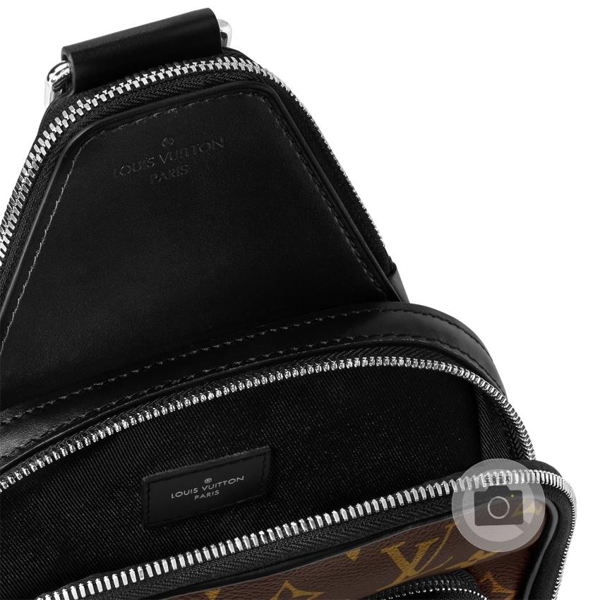 Louis Vuitton Monogram Macassar Crossbody Bag for Men