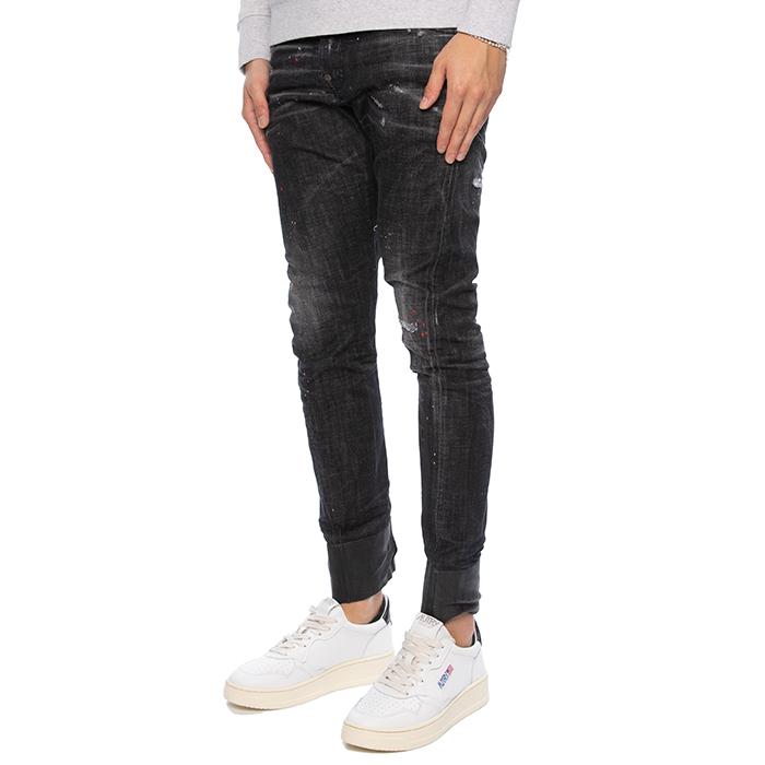 Dsquared2 Men’s Coated Sexy Twist Jeans Denim Pants