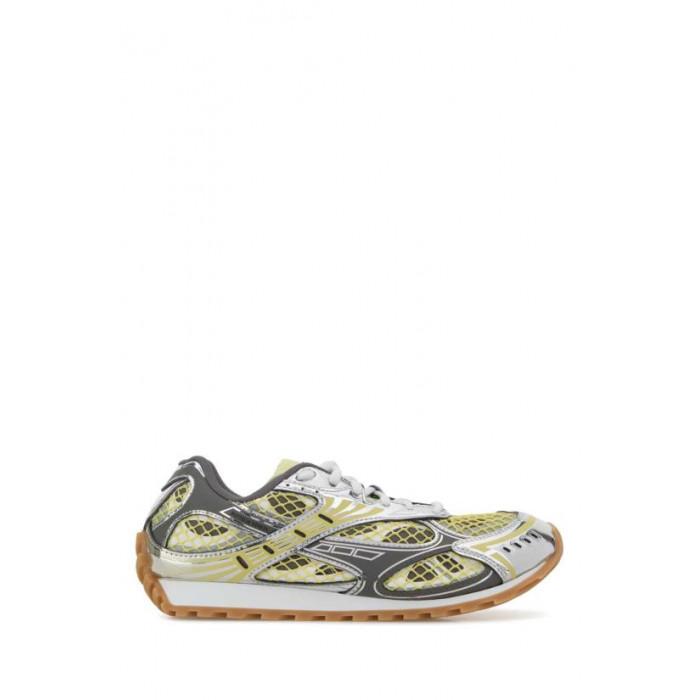 Bottega Veneta Orbit Low-Top Sneakers White Leather
